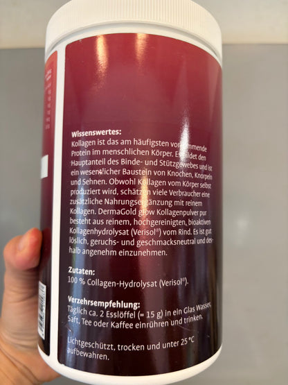 DermaGold Glow Kollagen Pur 純膠原蛋白粉 400g - MunichStars