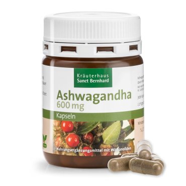 Sanct Bernhard Herbalist Ashwagandha 600 mg 60 Capsules