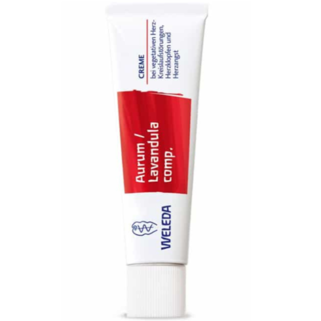 Weleda 黃金玫瑰薰衣草膏 舒緩心臟和血液 Aurum / Lavandula comp. creme 25克
