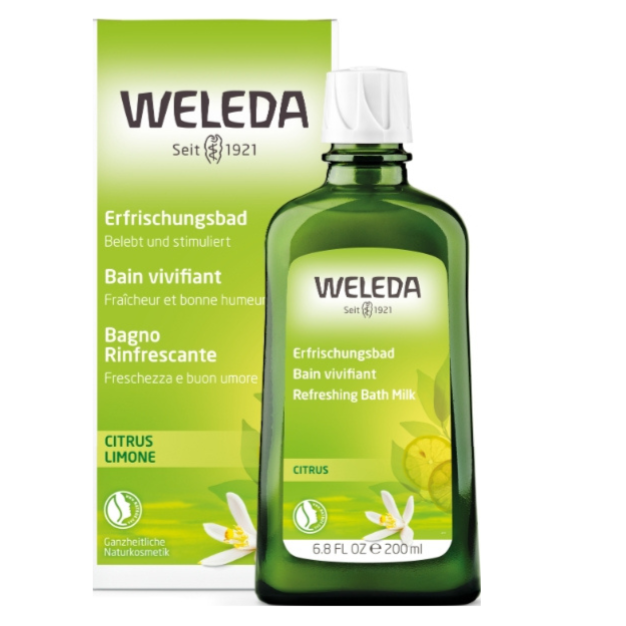 Weleda 柑橘清爽沐浴乳 Citrus refreshing bath milk 200ml - MunichStars