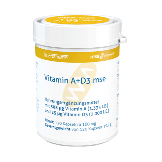 恩世蔓MSE Pharmazeutika Vitamin A + D3 mse Kapseln (120 Stk.)維他命A+D3膠囊120入