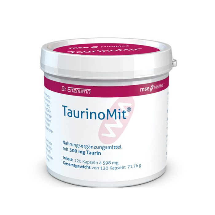 MSE 恩世蔓 Pharmazeutika 牛磺酸 TaurinoMit Kapseln (120Stk.) - MunichStars