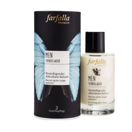 Farfalla Men - Besänftigender Aftershave Balsam Sandalwood 男士檀香舒緩鬚後膏100ml - MunichStars