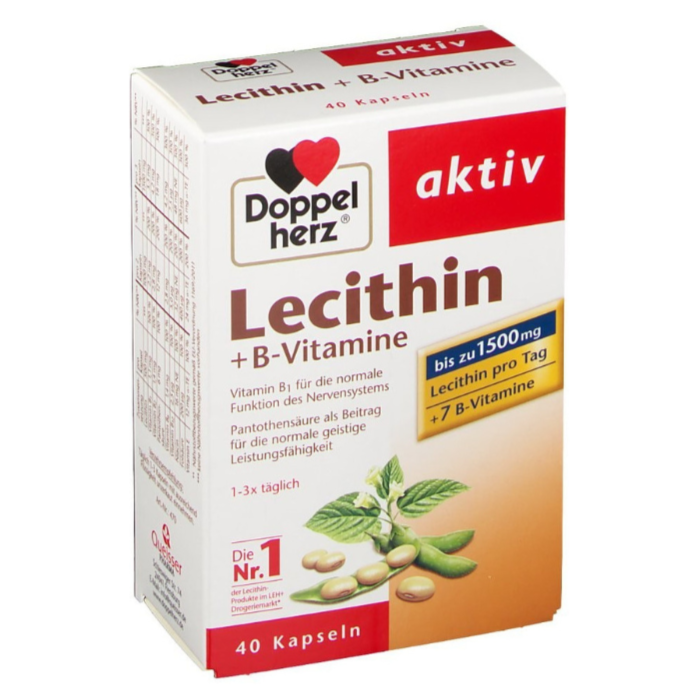 德之宝 Doppelherz 卵磷脂 + 维生素 B 族胶囊 40 粒