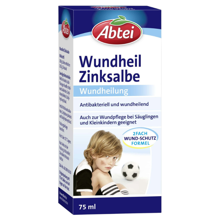 Abtei 兒童傷口治療軟膏Wundheil Zinksalbe (75 ml) - MunichStars