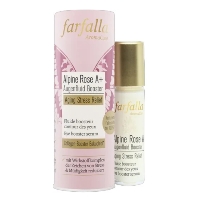 Farfalla 眼部液體增強劑,緩解老化壓力 Alpine Rose A+ Augenfluid Booster, Aging Stress Relief 10ml - MunichStars