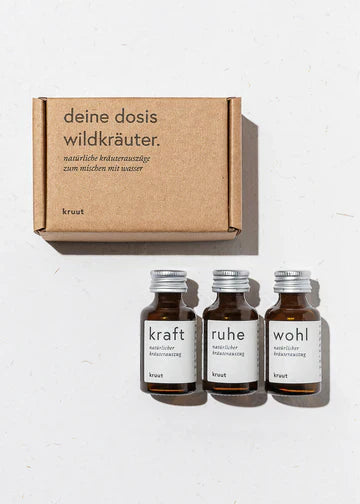 Oxymel Die Kleinen Plant Extract Vinegar Gift Set 3 x 15ml