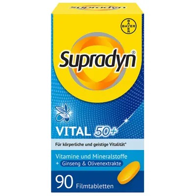Supradyn® Vital 50+ 人參+橄欖 90 St - MunichStars