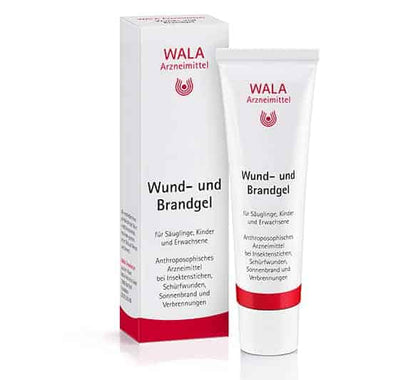 [旅行組合05] WALA 天然傷口凝膠WUND- UND BRANDGEL 30G傷口，燒傷，曬傷和昆蟲叮咬 +Dr.Hauschka德國世家冰花急救霜20ml