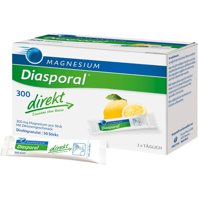 Magnesium Diasporal 300mg 鎂元素補充劑(顆粒粉包-檸檬風味)50入 - MunichStars