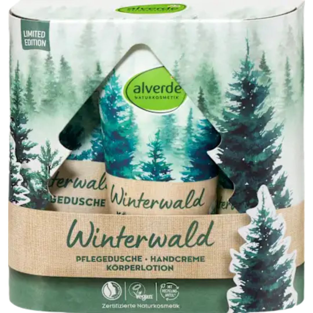 alverde NATURKOSMETIK 「冬日森林」沐浴護手禮盒