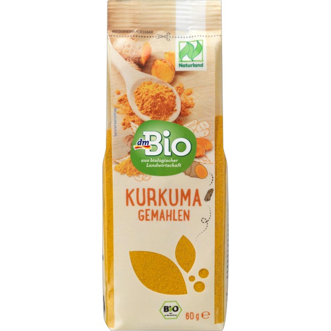 dmBio Kurkuma, gemahlen, 薑黃粉 60 g - MunichStars