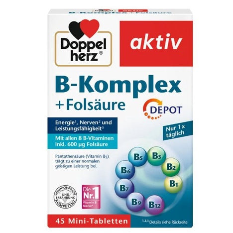 多寶 Doppelherz B-Komplex 複合長效B群維他命 - MunichStars