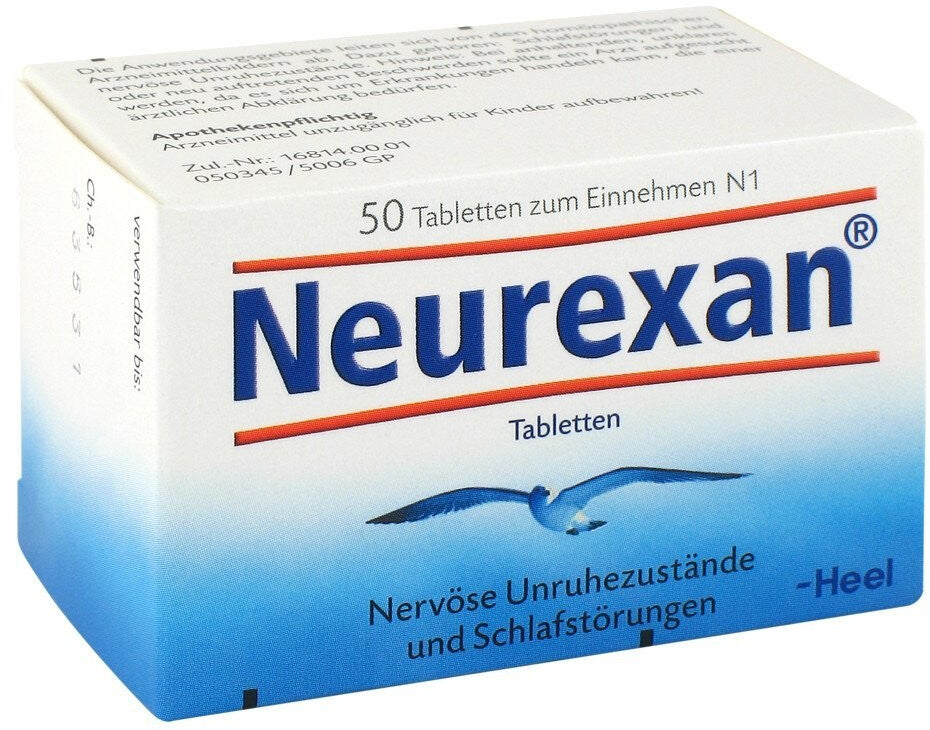 希爾 Heel Neurexan 情緒穩定紓壓助眠順勢錠 50 片 - MunichStars