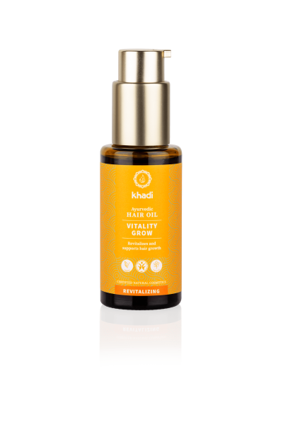 Khadi Vitality Hair Oil 50mlAYURVEDISCHES HAARÖL VITALITY GROW