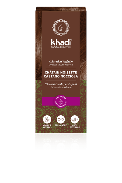楷地 Khadi 草本堅果棕染髮劑草本染髮劑 100g - MunichStars
