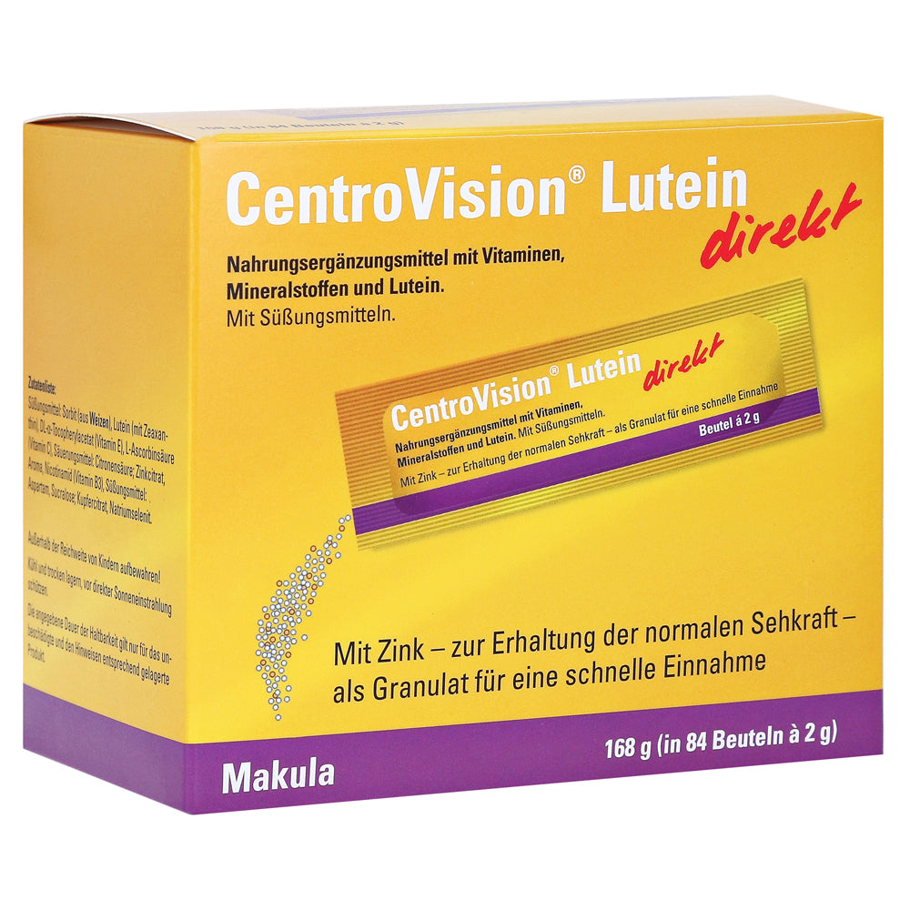 Omnivision 葉黃素 CentroVision Lutein direkt Granulat 84 Stk. - MunichStars
