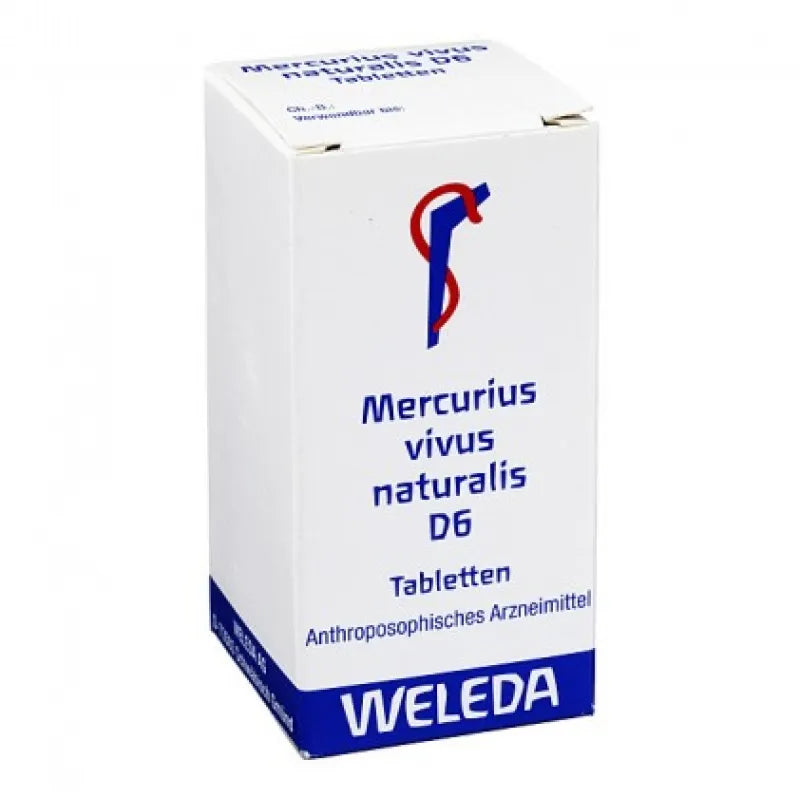 Weleda 口腔或腸道黏膜發炎 Mercurius Vivus Naturalis D6 80片
