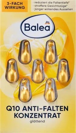 Balea Skin Care Capsule Essence 7 capsules Q10/Seaweed/Vitamin C Brightening/Night