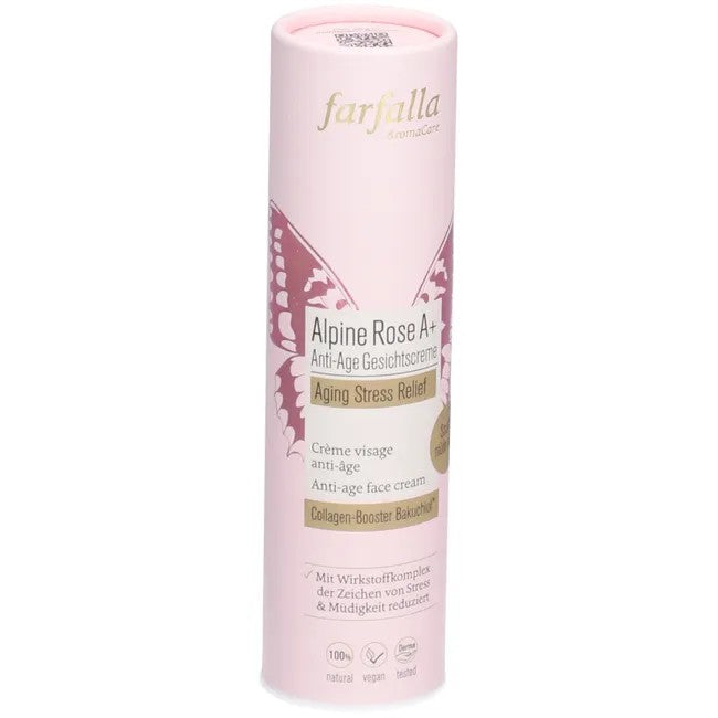 Farfalla 抗老乳霜，緩解老化壓力 Alpine Rose A+ Anti-Age Gesichtscreme 30ml - MunichStars