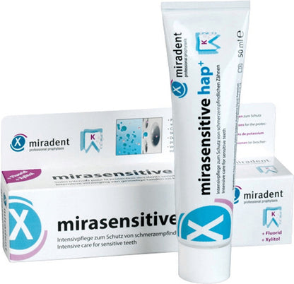 Miradent sensitive toothpaste Mirasensitive hap + Zahncreme (50ml)