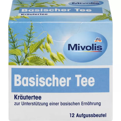 Mivolis Kräutertee Basischer Tee (12 x 1,8g), 21,6 g Herbal tea 12 pieces 