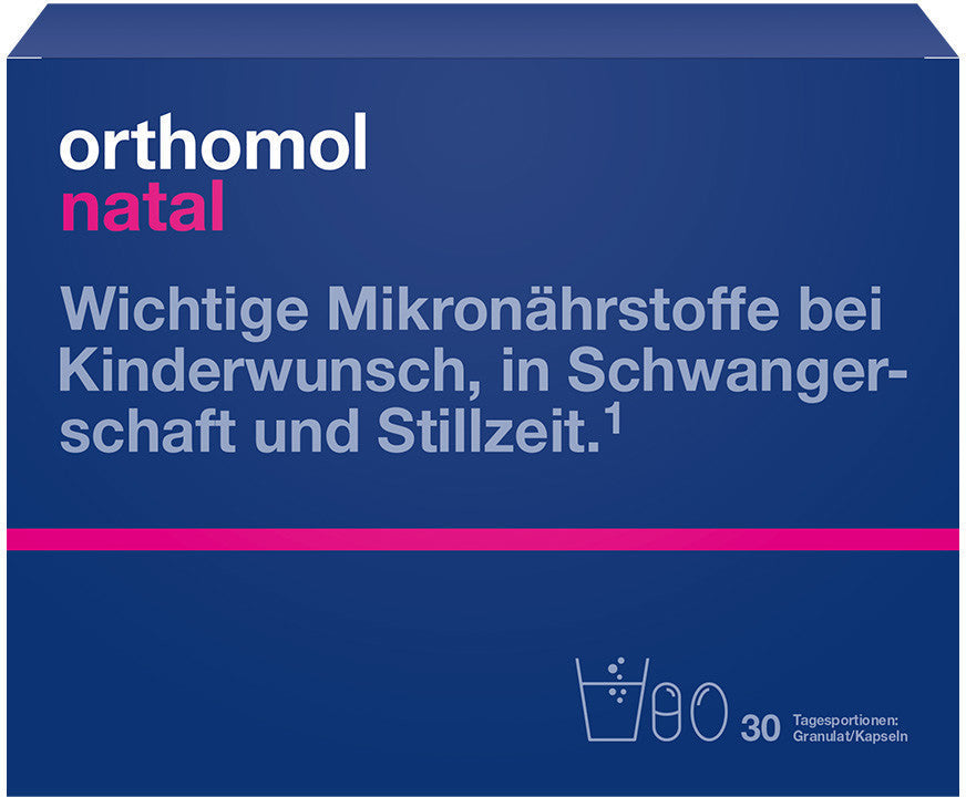 奧適寶女性助孕維生素30天 Orthomol Natal 30 (沖泡型&膠囊型)