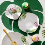 [禮物]餐墊套裝，2個。 樹葉