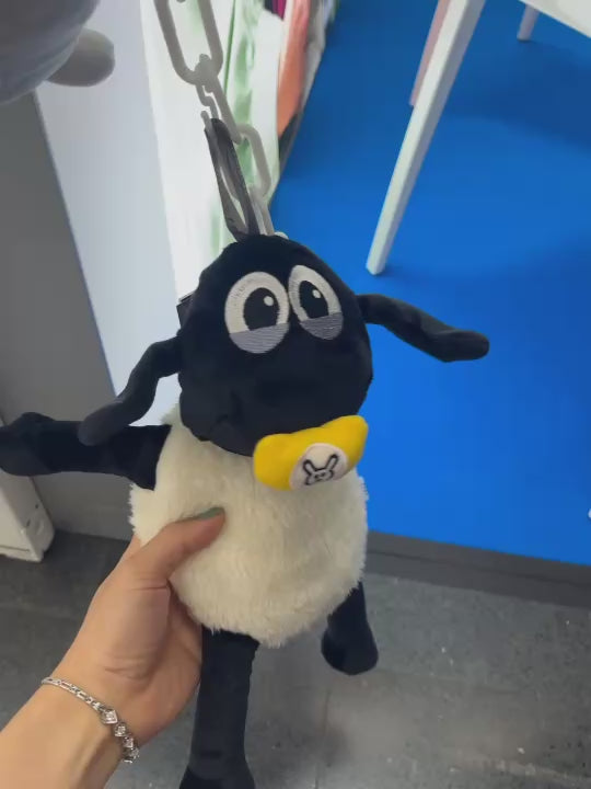 Fashy德國熱水枕原廠 Wärmekissen Rapssamen Timmy rapseed-小羊肖恩 可微波暖暖包 適合當禮物 (舒緩經痛、孩童腹痛)