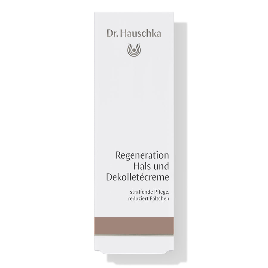 [歲月神偷系列02]DR. HAUSCHKA 德國世家 有機再生頸胸提拉緊緻頸霜 40ml Regeneration Hals und Dekolletécreme加贈 潔面 卸妝海綿