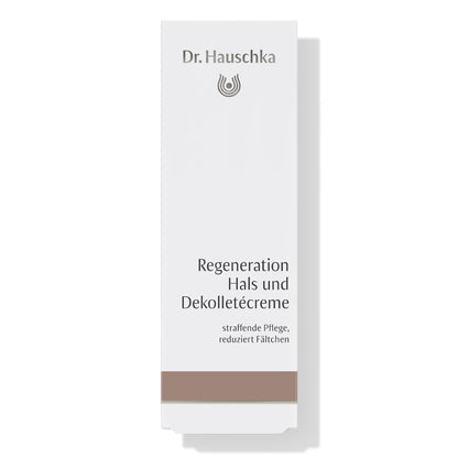 [歲月神偷系列02]DR. HAUSCHKA 德國世家 有機再生頸胸提拉緊緻頸霜 40ml Regeneration Hals und Dekolletécreme加贈 潔面 卸妝海綿