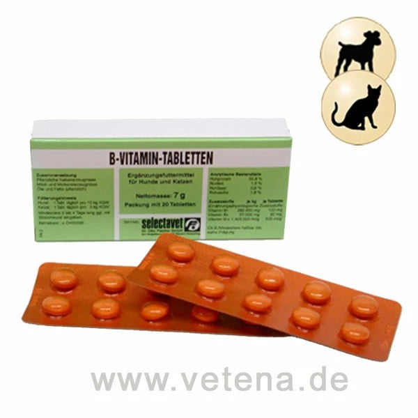 Selectavet 犬貓用 B群維他命片 B-Vitamin-Tabletten 100片
