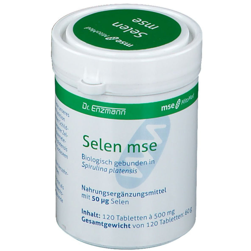 Dr. Enzmann 恩世蔓 Selen mse 120 tabletten 硒 60g - MunichStars