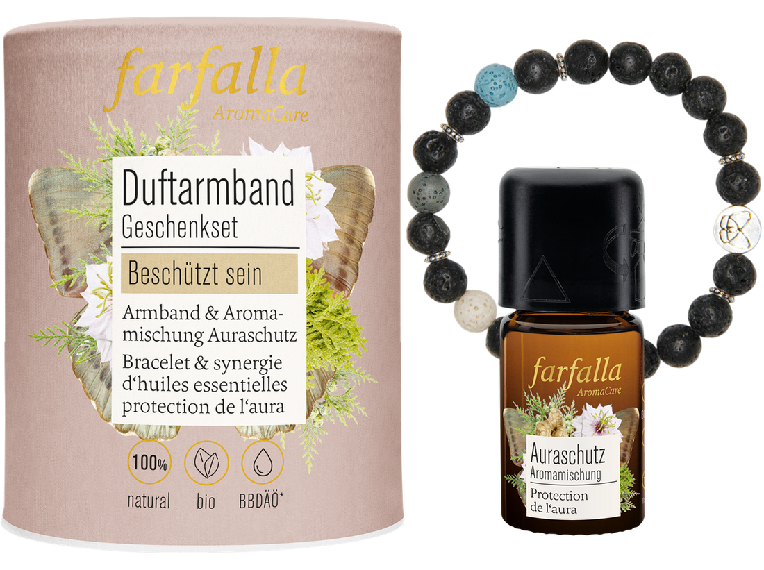 Farfalla 瑞士香氛手環 保護安全感手環禮品組 Duftarmband Geschenkset Beschützt sein