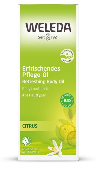Weleda 柑橘護膚按摩油 Citrus Erfrischendes Pflege-Öl 100ml - MunichStars
