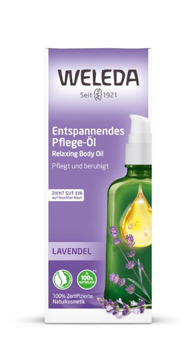 Weleda Lavender Skin Care Oil Lavendel Entspannendes Pflege-Öl 100ml