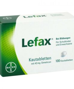 [限定出清] LEFAX Kautabletten防脹氣咀嚼片 100粒