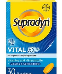 Bayer Supradyn Vital 50+ Ginseng + Olive Tabletten 微量營養素30錠